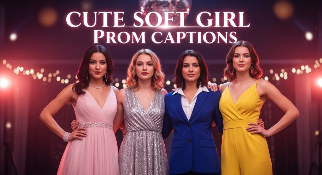 Cute Soft Girl Prom Captions