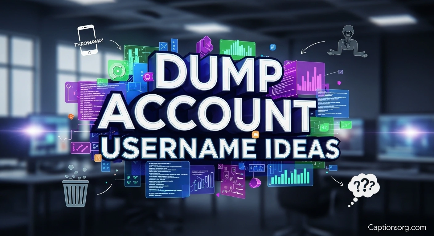 Dump Account Username Ideas