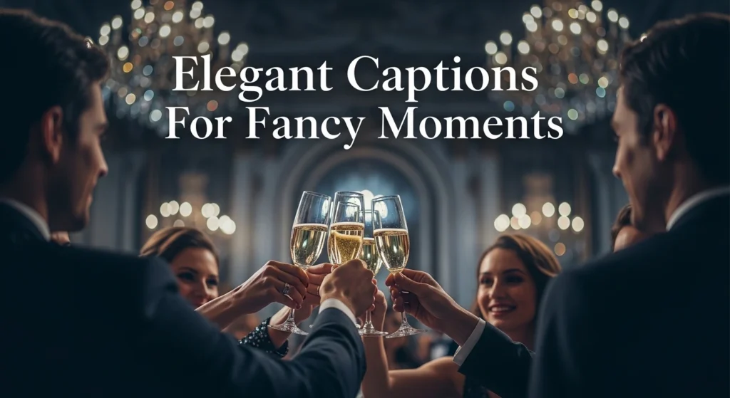 Elegant Captions For Fancy Moments