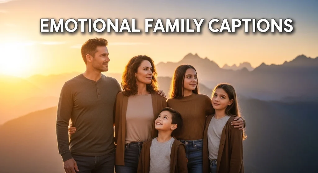 Emotional Family Captions