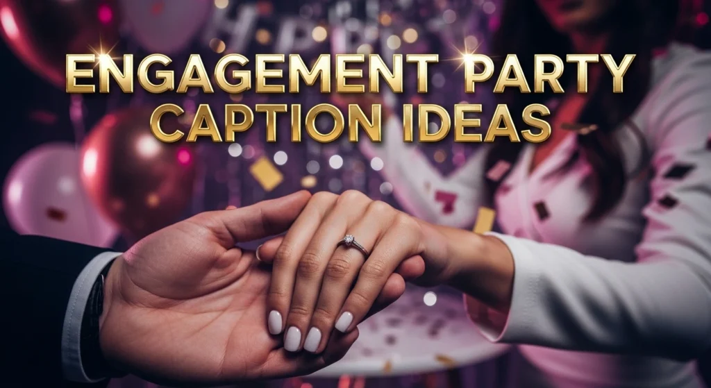 Engagement Party Caption Ideas