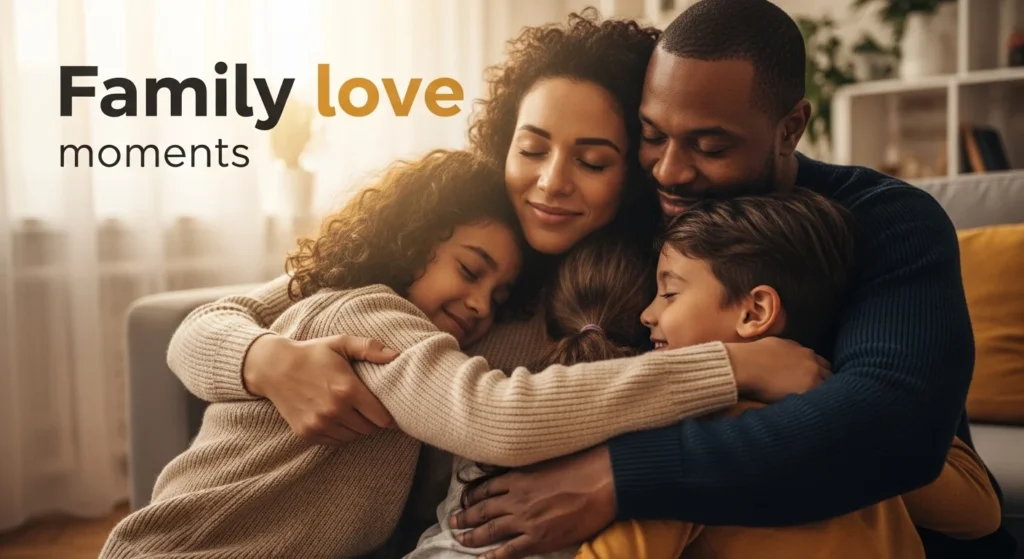 Family love moments
