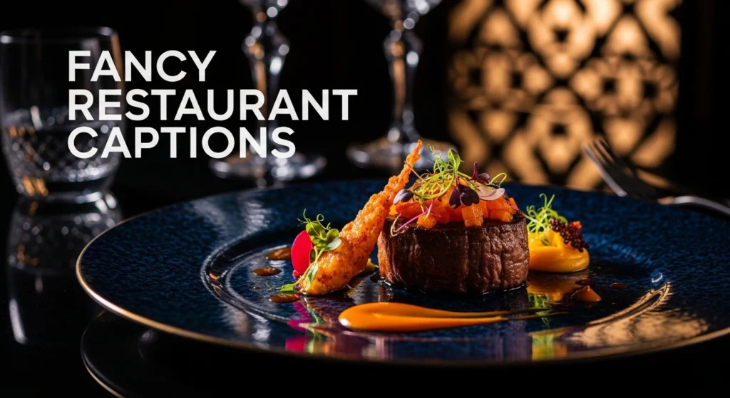 Fancy Restaurant Captions