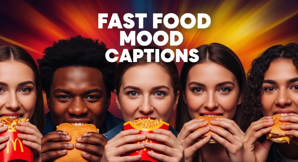 Fast Food Mood Captions