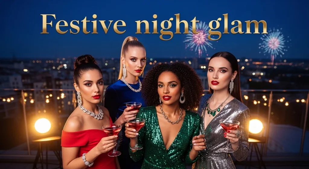 Festive night glam