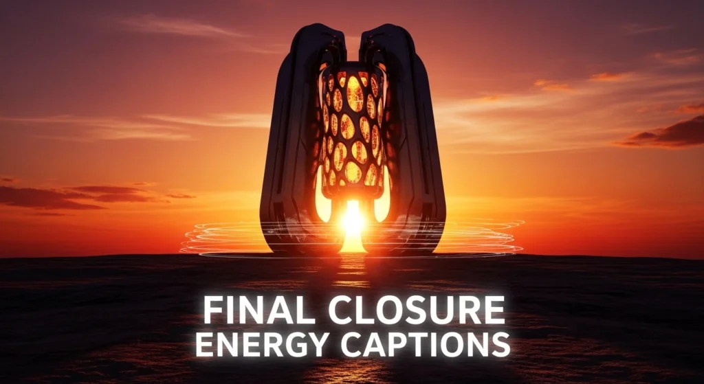 Final closure energy captions