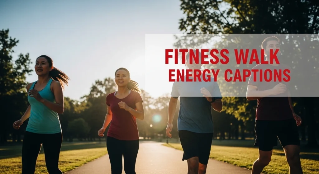 Fitness Walk Energy Captions