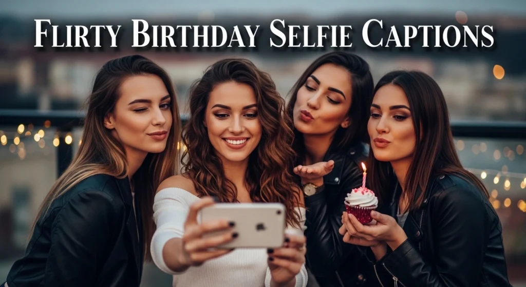 Flirty Birthday Selfie Captions