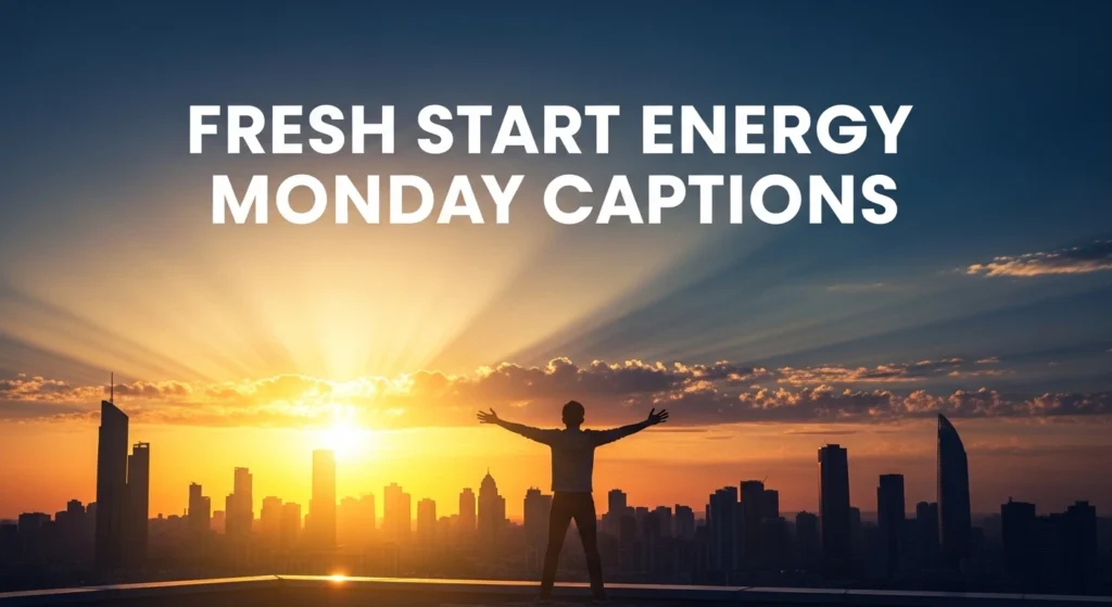 Fresh Start Energy Monday Captions