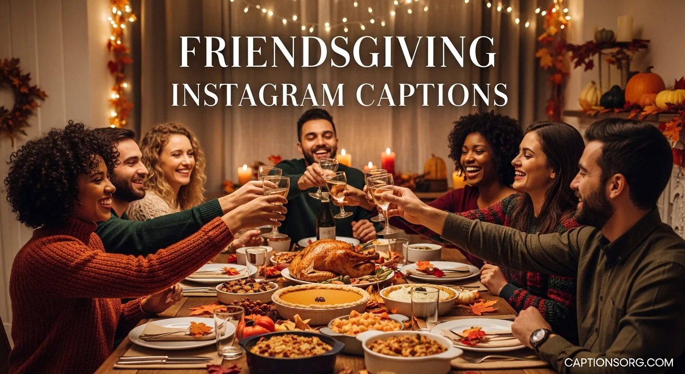 Friendsgiving Instagram Captions