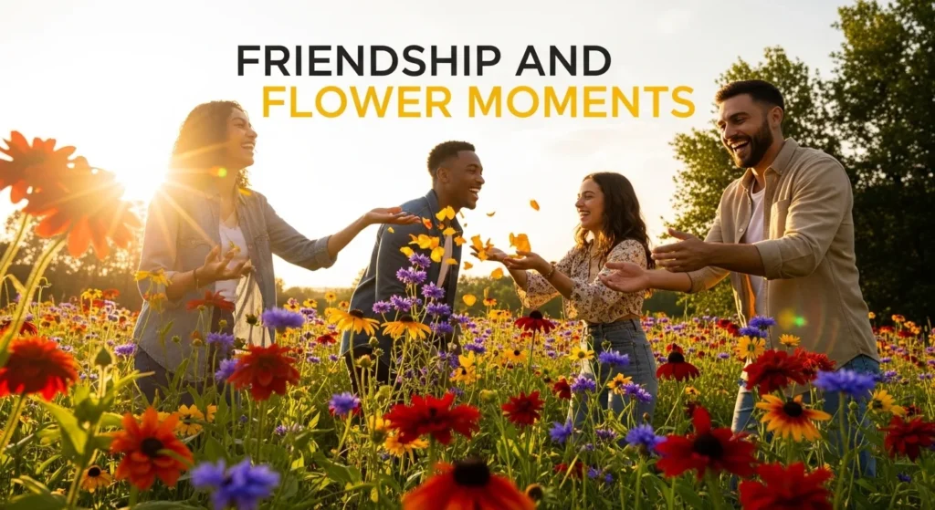 Friendship and Flower Moments