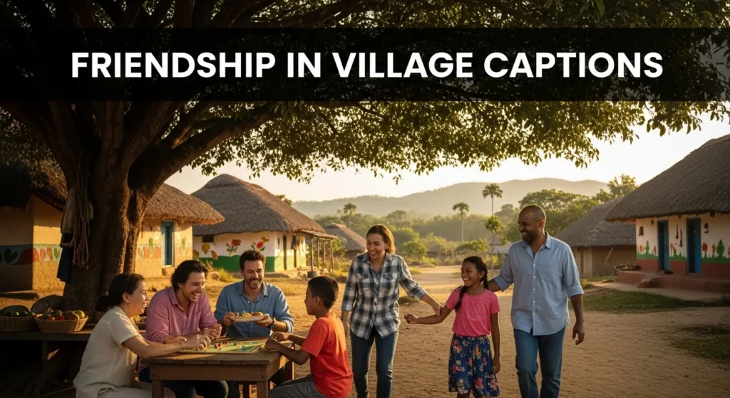 Friendship in Village Captions