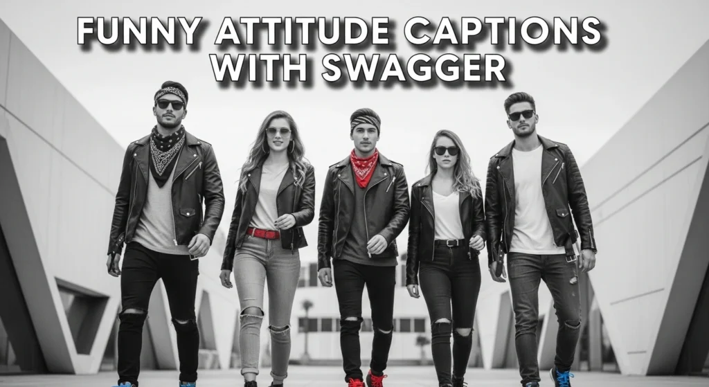 Funny Attitude Captions with Swagger