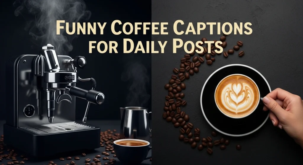 Funny Coffee Captions for Daily Posts
