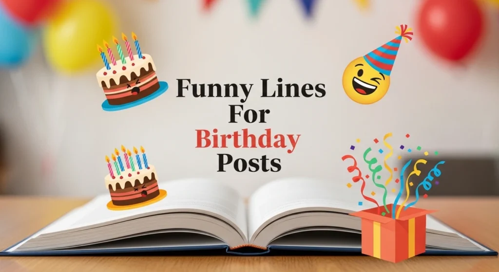 Funny Lines For Birthday Posts
