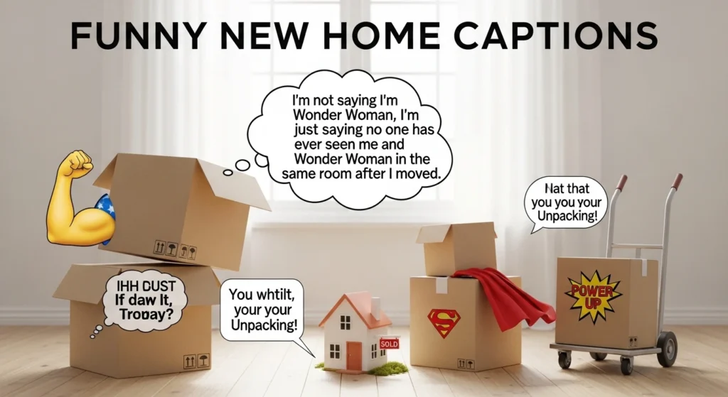 Funny New Home Captions