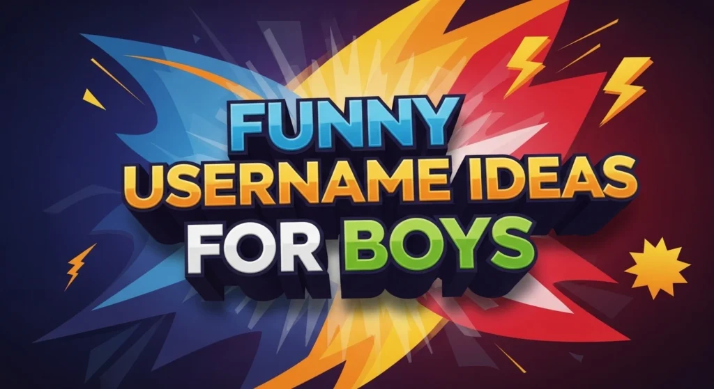 Funny Username Ideas for Boys