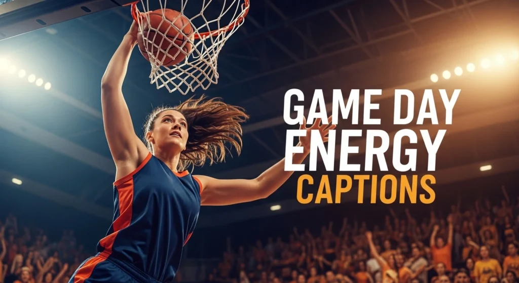 Game Day Energy Captions