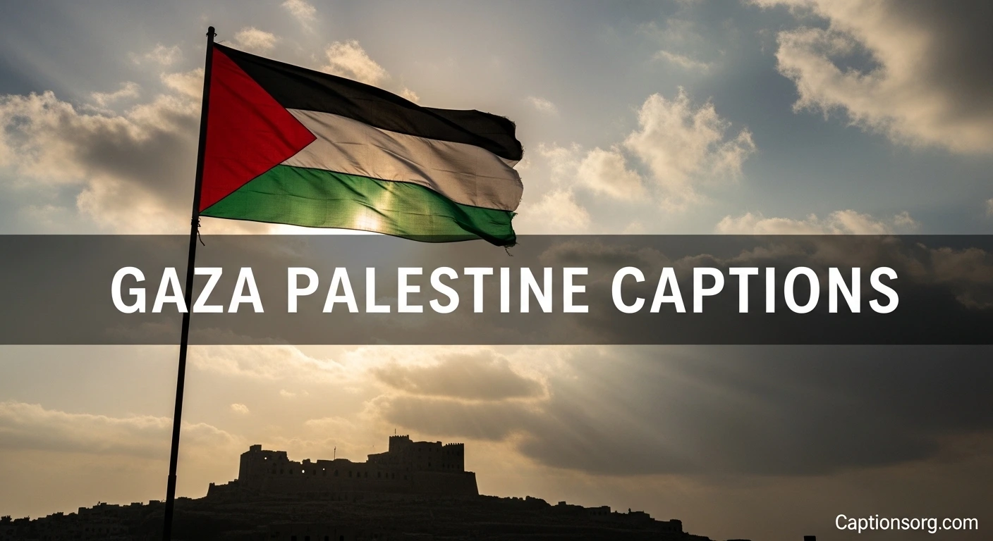 Gaza Palestine Captions