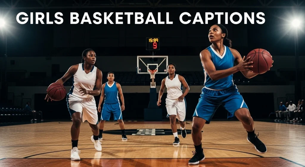 Girls Basketball Captions