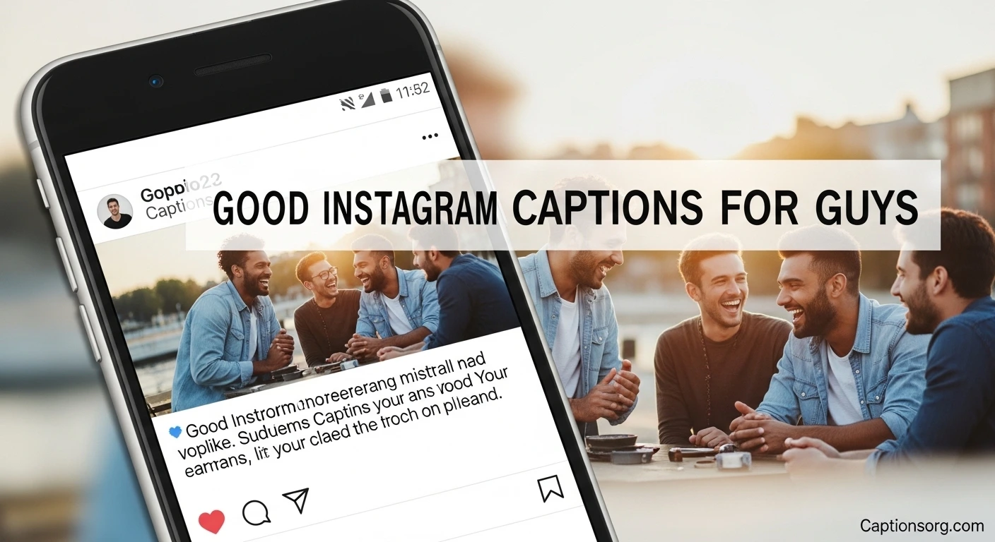 Good Instagram Captions for Guys
