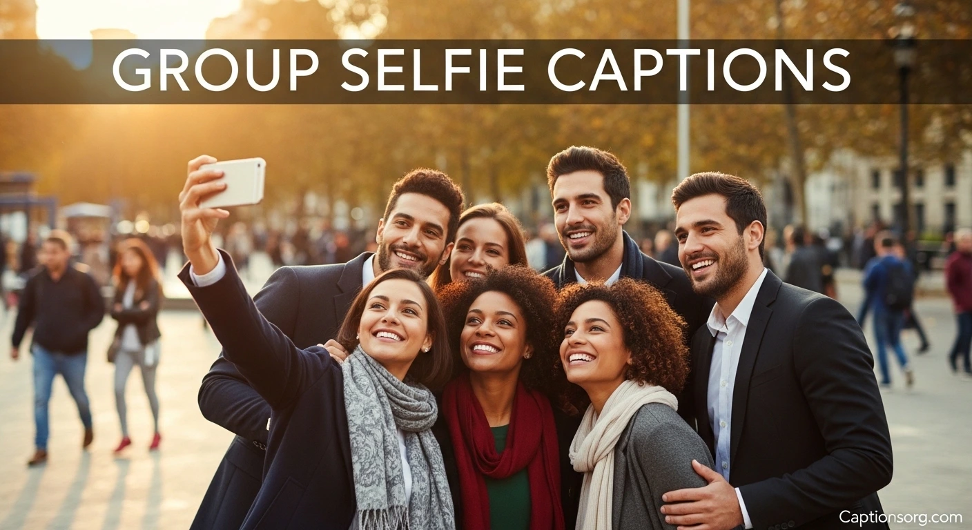 Group Selfie Captions