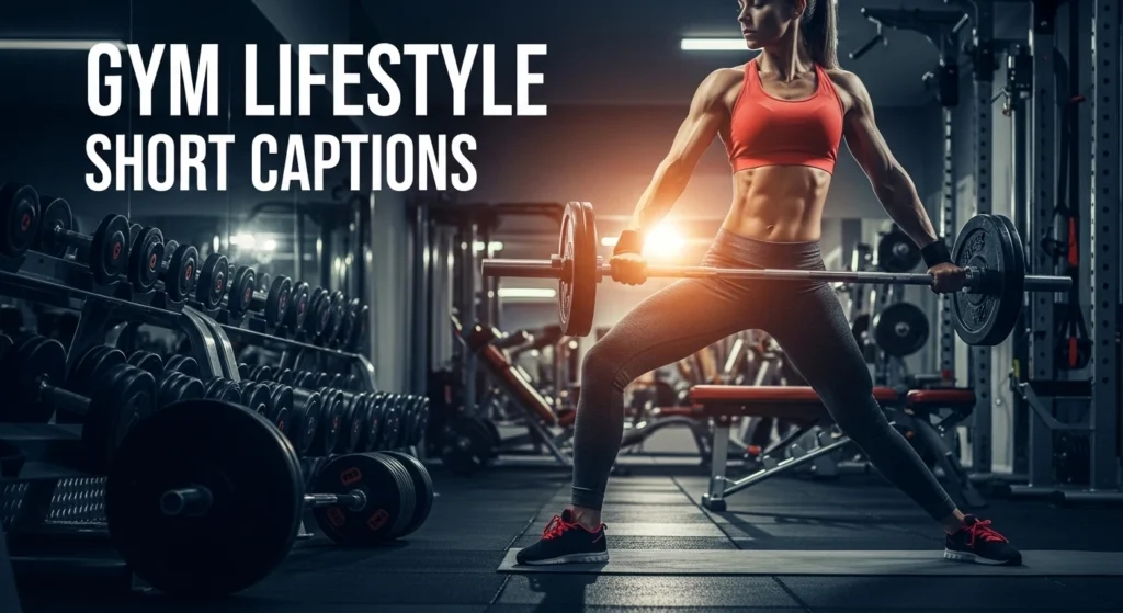 Gym Lifestyle Short Captions