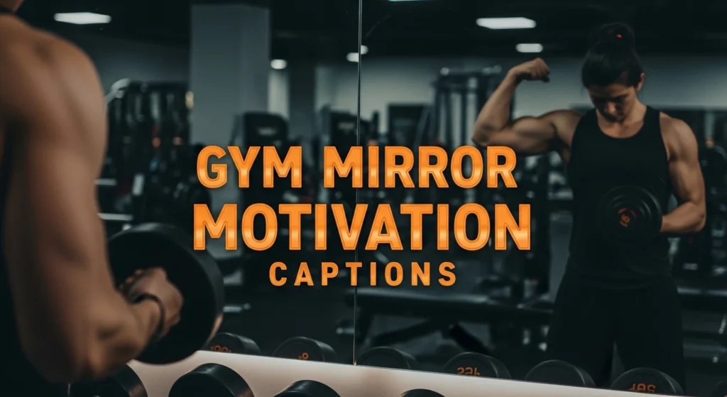 Gym Mirror Motivation Captions