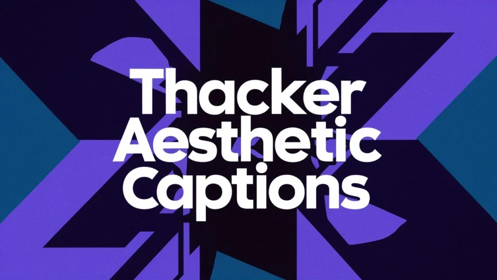 Hacker Aesthetic Captions