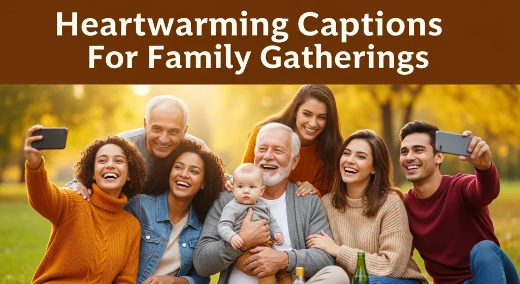 Heartwarming Captions For Family Gatherings