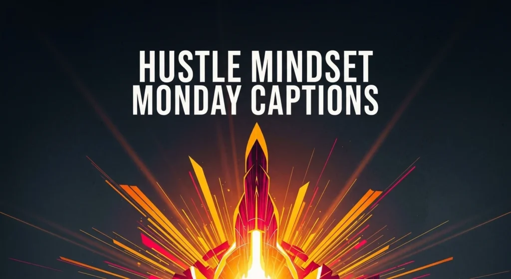 Hustle Mindset Monday Captions