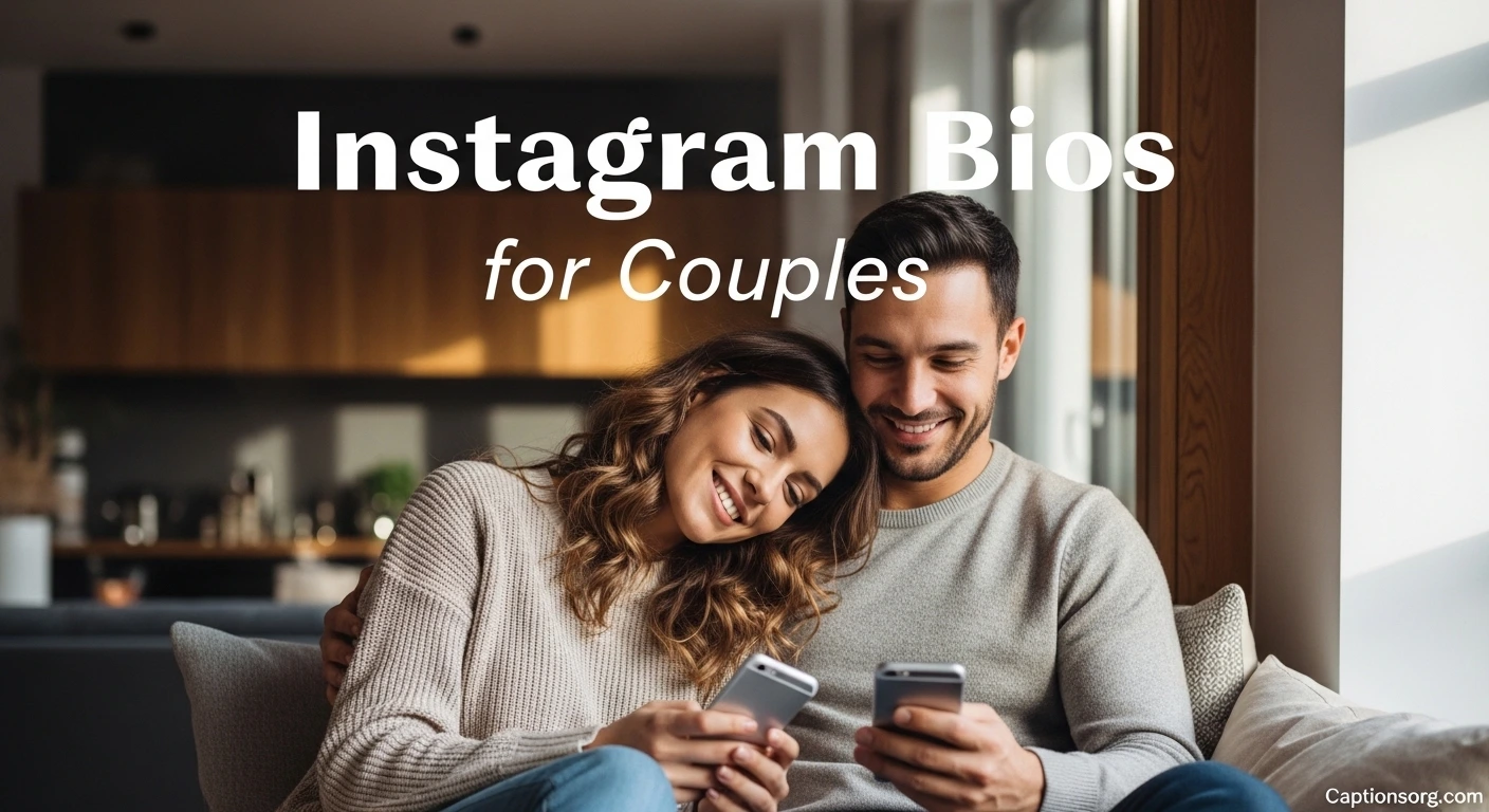 550+ Instagram Bios for Couples