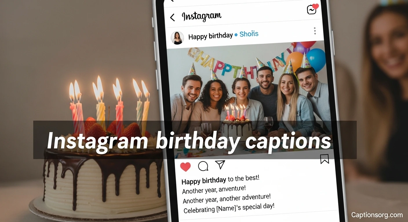Instagram birthday captions
