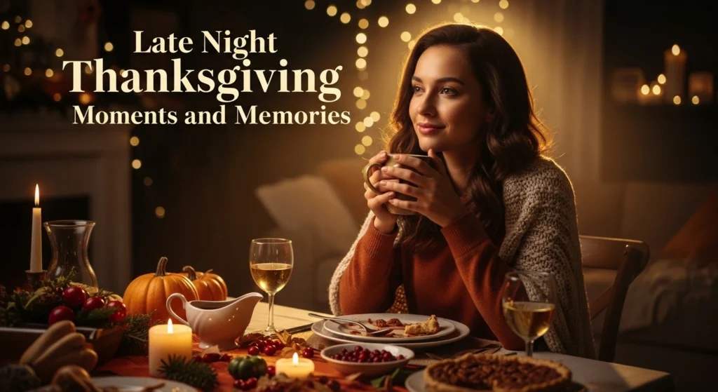 Late Night Thanksgiving Moments and Memories