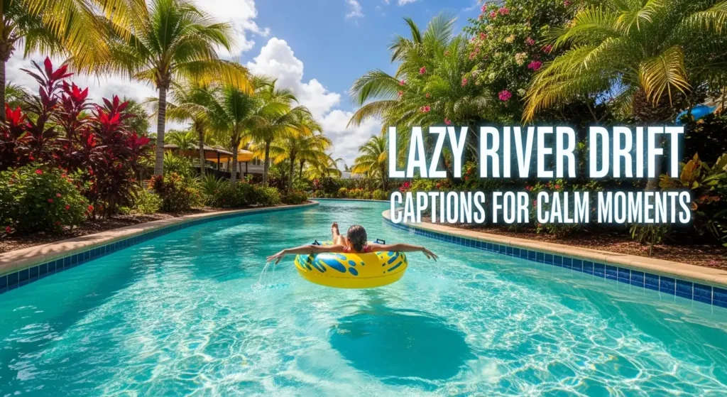 Lazy River Drift Captions for Calm Moments