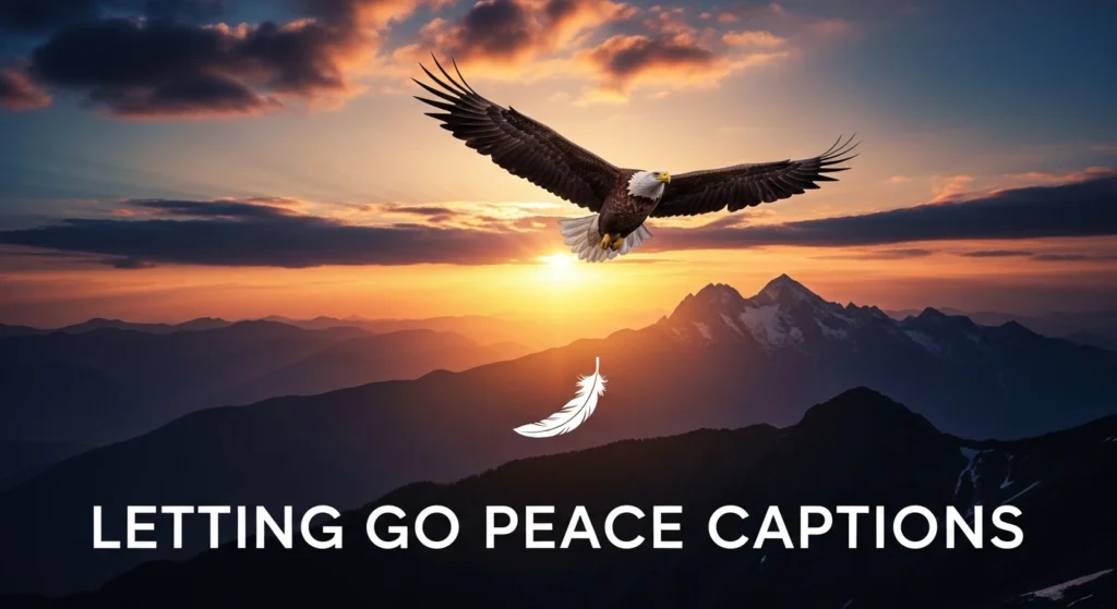 Letting go peace captions