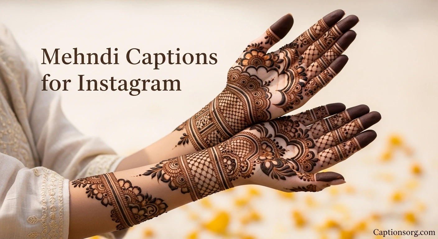 Mehndi Captions for Instagram