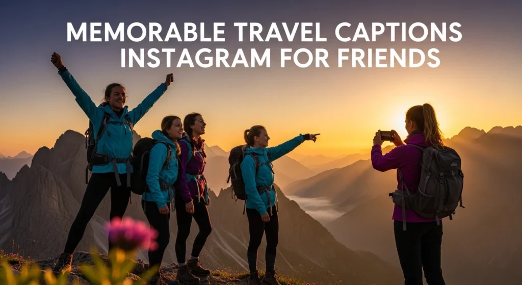 Memorable travel captions instagram for Friends