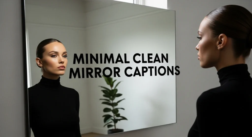 Minimal Clean Mirror Captions