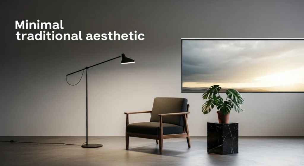 Minimal traditional aesthetic