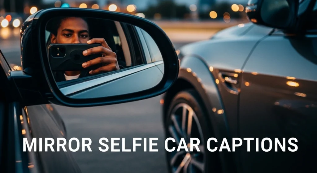 Mirror Selfie Car Captions