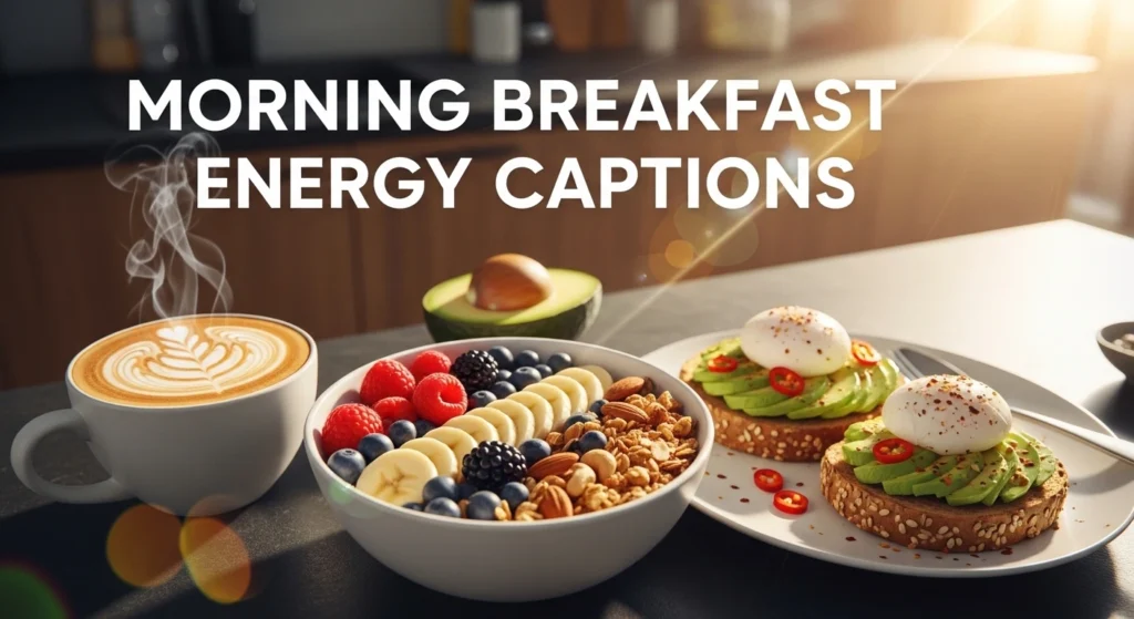 Morning Breakfast Energy Captions