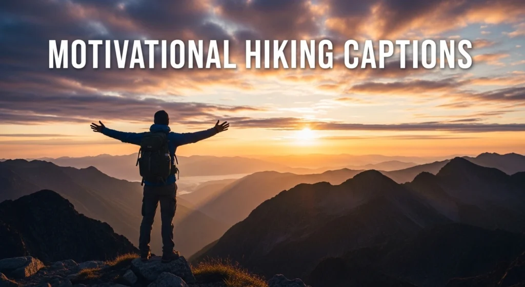 Motivational Hiking Captions