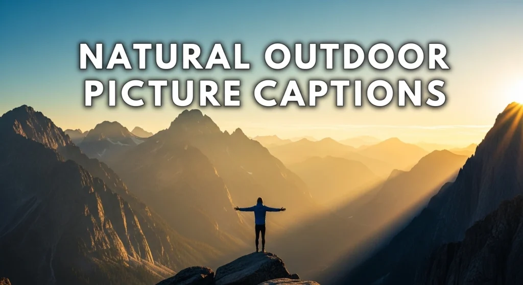 Natural Outdoor Picture Captions