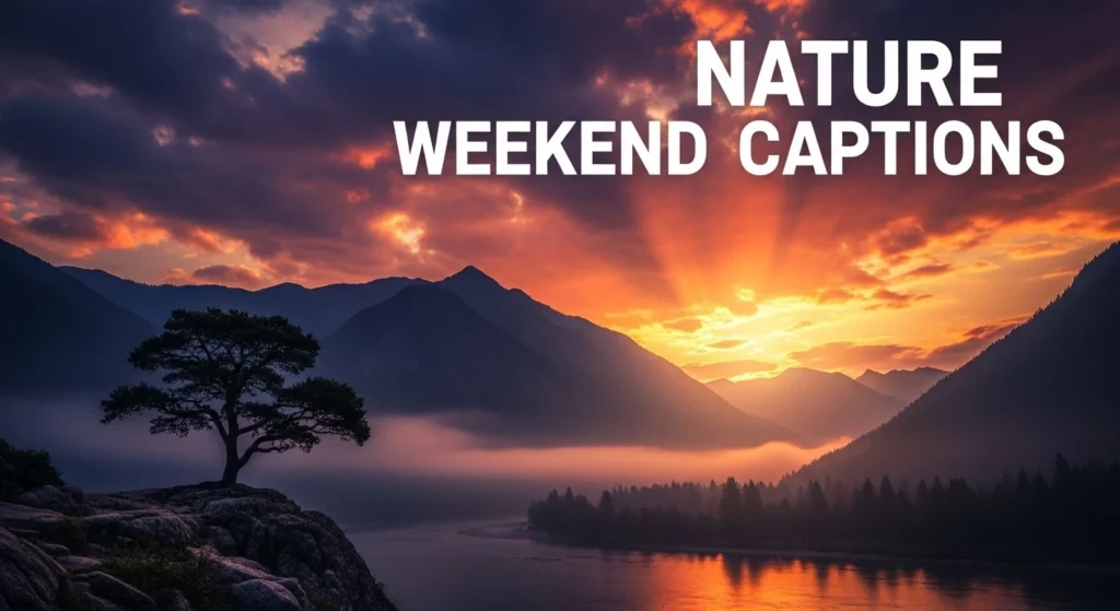 Nature Weekend Captions