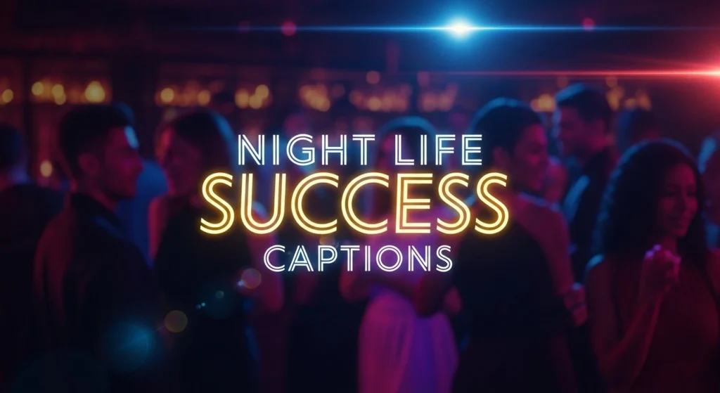 Night Life Success Captions