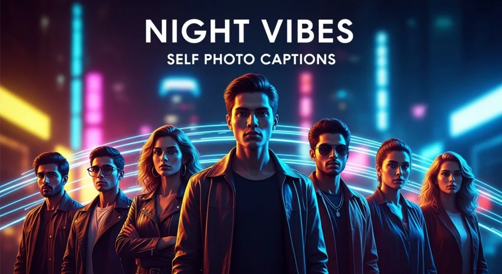 Night Vibes Self Photo Captions