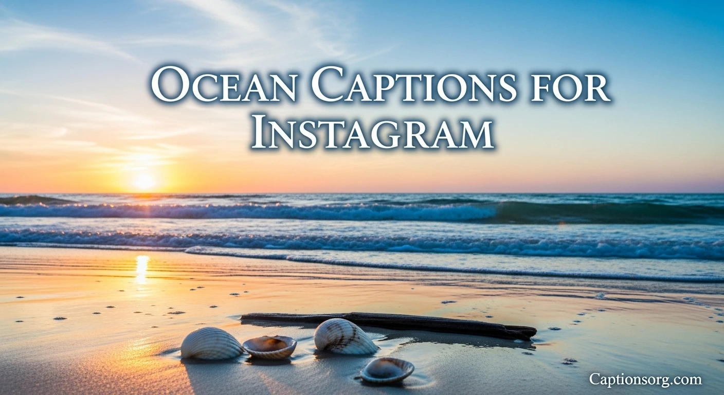 Ocean Captions for Instagram