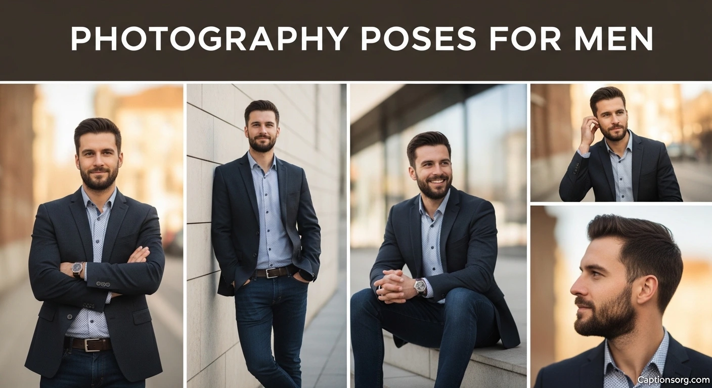 Photography Poses for Men