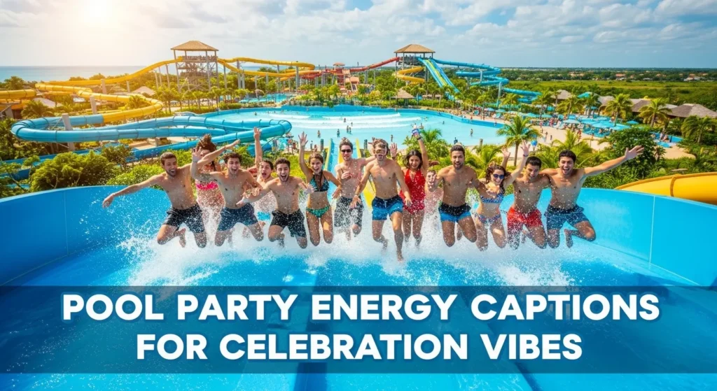Pool Party Energy Captions for Celebration Vibes